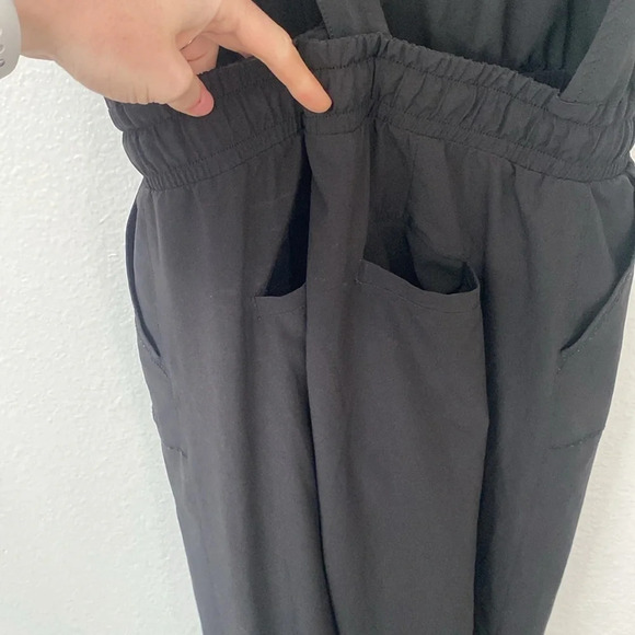 Albion XS Tall Black Classic Overall Jumpsuit - Picture 14 of 16